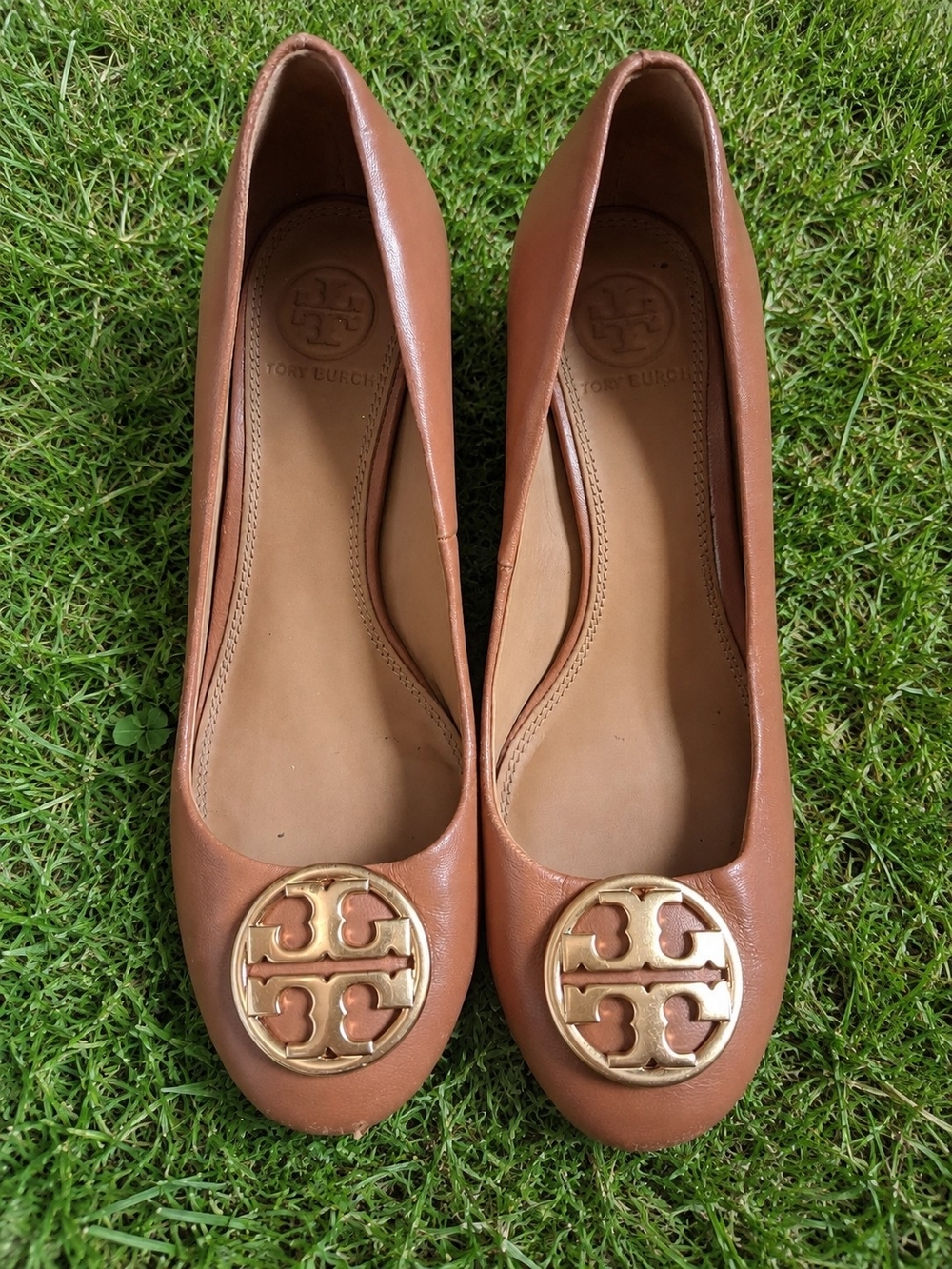 Tory Burch Sally Wedge Royal Tan